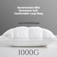 Oreillers Confortables pour Dormir, Oreiller d'Hôtel 5 Étoiles, Oreiller Tridimensionnel Doux Bilatéral Lavé Couleur Unie, Oreillers de Sommeil