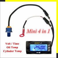 Painel da 150 digitaler Zylinderkopf, Temperatur, Öltemperatur, Spannung, Zeit, Norxi Mini, 4-in-1-Quad-Meter