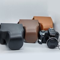 Leather Camera case bag Grip Strap for Canon SX50 HS