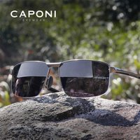 CAPONI-Lunettes de soleil polarisées pour hommes, en nylon, en alliage photochromique, pour la conduite, UV400, styliste, BS8917 lunettes de soleil homme lunette de soleil homme luxe luxe homme