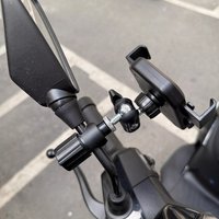 Electric bike rearview mirror dedicated phone holder, riding navigation phone holder, motorcycle scooter reflector phone holder