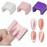 Nail Upgrade 5D Automatic Cat Eye Magnet Tool for Cat Eye Gel Effect Wide Side Light French Design Manicure Polish Magnet Tools
