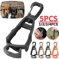 1/5pcs Clip Holder Anti-drop for Glasses Helmets Gloves for Camping & Hiking Working Outdoor Tools Black Army Green Khaki Orange