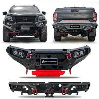 First-line brand quality 4x4 pickup Accessories Steel FRONT BUMPER REAR BUMPER BULLBAR FOR NAVARA NP300 4X-PRO FRONTINE
