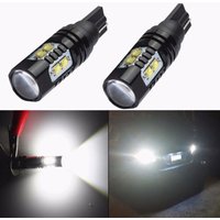 2Pcs 12-24V T10 LED Fog Light Bulbs 6000K 700LM Super White Daytime Running Lights 50W Led Bulb Fog Driving Interior Lights