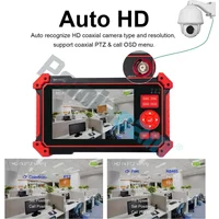HD-2950 Tester Monitor CVBS 8MP AHD/CVI/TVI 4-In-1 Camera Tester CCTV 5 Inch Monitor Support PTZ Audio VGA HDMI Cable Testing