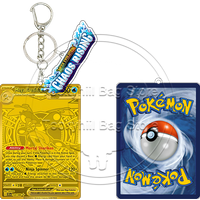 Greninja Ex TCG Acrylic Keychain Card Game Roxie Accessories Dragalg AZ Collection Props Diy Decor Keyring Birthday Gift