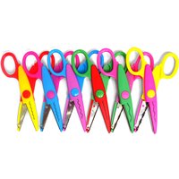 6Pcs/Set Scissors Wavy Pattern Paper Cutter DIY Handmade Tools Paper Craft Kawaii Card Photo Scissors Kids Gifts Office Supplies
