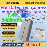 New 7.7V 2400mah Drone Battery or Charger for DJI Mini 2 Mini 2/4K/SE/2SE Intelligent Flight Battery Accessories Large Capacity