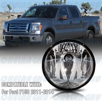 For Ford F150 2011 2012 2013 2014 1 Pc L=R Front Bumper Fog Light Lamp With Halogen Bulbs BL3Z-15200-A