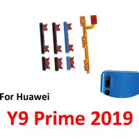 Phone Power Volume Button For Huawei Y9 Prime 2019 New On Off Up Down Key Internal Flex Cable Parts Black Green Blue