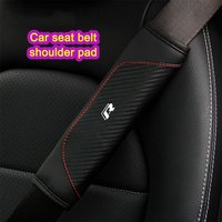 Car leather seat belt shoulder pad, anti-wear,car accessories,for Volkswagen R Line Polo Touran Tiguan Jetta Golf Passat