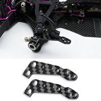 YEAHRUN Carbon Fiber Universal Front Rear Steering Arm for Sakura Cero Ultra 1/10 RC Drift Car Upgrade Parts Accessories