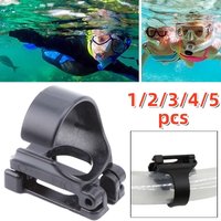1/2/3/4/5Pcs Snorkel Clip Universal Snorkel Holder Snorkel Retainers Air Tube Keeper Set for Scubas Diving Snorkeling Equipment