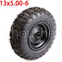 Motorcycle Accessories 13X5.00-6 inch wheel snow plow wheel butterfly flower tires 13 * 5.00-6 inch beach wheel