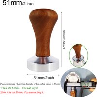 51mm Espresso Tamper Powder Machine Aluminum Coffee Tampers For 51mm Portafilters
