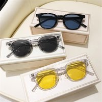 Vintage Square Sunglasses Women's Fashion Oversized Sunglasses Men Shades Black Sun Glasses UV400 Eyewear