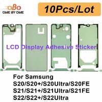 10Pcs LCD Display Adhesive Waterproof Sticker for Samsung Galaxy S20 S21 S22 Plus Ultra FE Front Side Seal Tape Adhesive Glue
