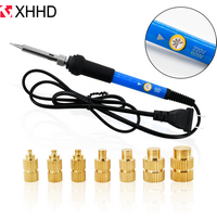 Heat Set Insert Soldering Iron Tip Tool Knurled Thread Insertion Plastic 3D Printer Hot Melt Nut Implant Machine Copper Nut