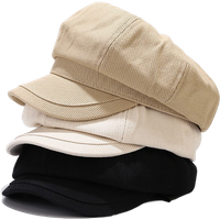 Women's Retro Peaked Ivy Newsboy Paperboy Gatsby Cabbie Painter Cap Hats