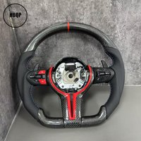 Red logo carbon fiber steering wheel suitable for BMW F01 F10 F11 F12 X5 F15 X6 F20 F21 F22 F23 F25 F26 F30 F31 F32 F33 F34