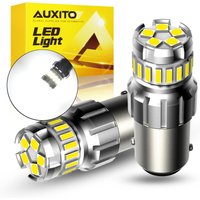 AUXITO 2Pcs 1156 BA15S P21W LED Bulb Canbus Ultra Bright 7506 1157 P21/5W BAY15D LED Lamp Auto DRL Reversing Light 12V 1200LM