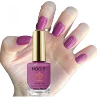 NOCIS 14ml Ounces of Light Plum-Colored Nail Polish And Nail Strengthener - No, Quick-Drying, Decorative Nail Art with Long-Last