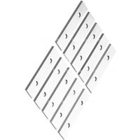 Suitable for 10 Square 50 × 12 × 1.5mm Tungsten Carbide Blades, Paint Scraping Blades, Rectangular Double-edged Blades