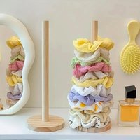 Scrunchie Holder Stand Hair Tie Organizer Hair Accessories Organizer 15-20 Scrunchies Holder Space-Saving Jewelry Holder