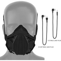 Special Tactical Respirator Gas Mask Communication Version Outdoor Hunting Combat Airsoft Half Face Mask Halloween Cosplay Props
