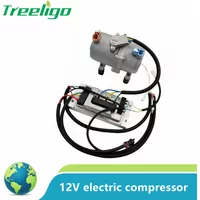 12V 24V With Control Panel Car Electric Air Conditioner A/C Air Conditioning Compressor For Truck Bus Automotive Boat Tractor