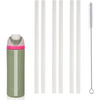 Replacement Straw for Owala 24 oz/32 oz, Reusable Straw with Cleaning Brush, Cup Accessory Compatible with Owala FreeSip Bottle