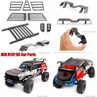 MJX H12P RC Car Parts Roof Rack Rear Wing Front Windshield Side Windows Armored Grille Taillight Cover