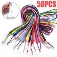5-50Pcs Nylon Lanyard Multifunction Hanging Ropes Universal Mobile Phones Anti Lost Keychain Strap Camera Keycord Wrist Straps