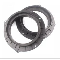 6.5 Inch Speaker Adapter Spacer Horn Pad Mounts Audio Modification Bracket For Audi A3 A4 A5 A6 Q3 Q5 Front Door