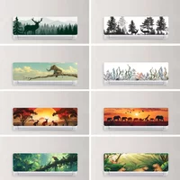 Small Animal Silhouette Pattern Hanging Air Conditioner Sticker Creative Air Conditioner Sticker Self-adhesive Protective Film
