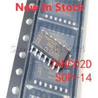 10PCS/LOT 74HC02 74HC02D SN74HC02D SMD SOP-14 logic chip In Stock NEW original IC