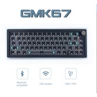 Hot Swappable Mechanical Keyboard Gasket Bluetooth 2.4G RGB Backlit Gasket Structure Keyboard 3 Mode Customized Keyboard