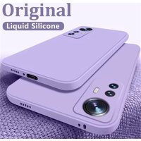Case For Xiaomi 12 Liquid Silicone Case For Xiaomi Mi 12 12X Mi12 T 12T Pro 12 Lite Shockproof Soft Phone Cover For Xiaomi 12T