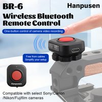 Wireless Bluetooth Video Recording Remote REC Button for Sony Canon Nikon Fujifilm Cameras- Cage Grip Mount - USB-C Rechargeable