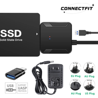 USB 3.0 To SATA Adapter Cable Sata To USB Convert Cables Support 2.5/3.5 Inch SSD HDD Adapter Hard Drive with 12V Power Adapter