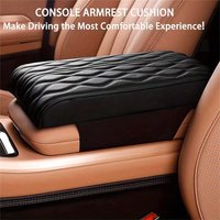 Car Console Armrest Boost Pad Leather Protection Cushion For Toyota Corolla Prius Yaris Rav4 CHR Aygo Hilux Raize Camry Sienna