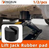 YONGRUN 1/2/4pcs Jack Rubber Support Pad Universal Frame Protection Vehicle Disassembly And Maintenance Tool Jack Rubber Pad