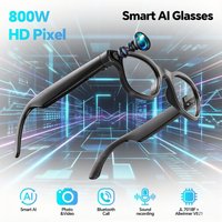 2026 New 8 million pixel wide-angle photography, video recording, Bluetooth calling, music, AI intelligent Q&A, photography