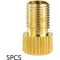 AliExpress NONE 2/5/10PCS Valve Adapters Presta to Schrader for MTB Motorbike Big Wheel Bikes Golden Inflation Accessories