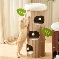 Multi-layer Felt Cat House Multi-function Tree Stump Cat House Wear-resistant Cat Scratching Board Pet Supplies Pet Furniture
