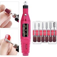 YIKOOLIN Nail Drill Machine Electric Manicure Milling Cutter Set for Manicure Drill Nail Polishing Tools Kit Nail Equipment