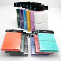 50/100PCS 66x91mm Matte Standard Size Card Sleeves TCG Trading Cards Protector For Tarot Shield Board Games Magical Cover PKM