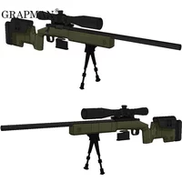 Gun M40a3 Sniper Rifle 3D Paper Model Can Not Be Fired