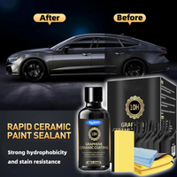 KINESHINEX 10H Ceramic Coating for Cars, Nano Hydrophobic Paint Sealant Anti-Scratch Anti-Oxidation, Liquid Glass Coating Polish